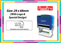 Self Inking Stamp 050  Size: (29mm x 68mm)  