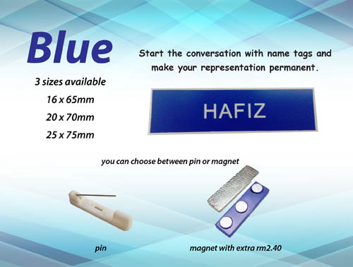 NT2575 BLUE (25mm x 75mm)
